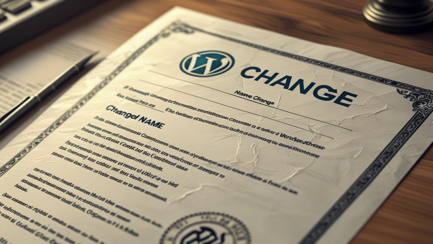Changement de nom carte T