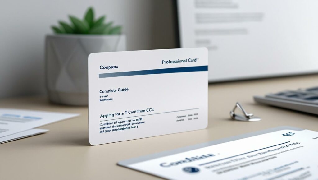 Obtenir carte T CCI